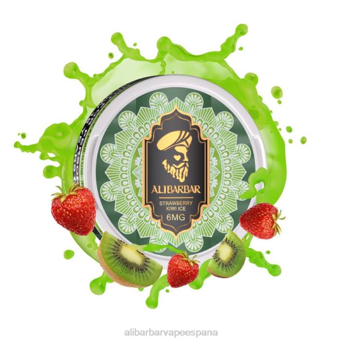 Alibarbar Vape España - hielo de fresa y kiwi VRXR91 Alibarbar bolsas de nicotina