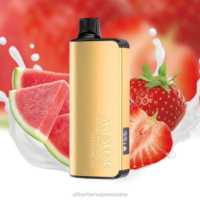 Alibarbar Vape España - sandía coco fresa VRXR43 Alibarbar Ingot 20000 vaporizadores desechables