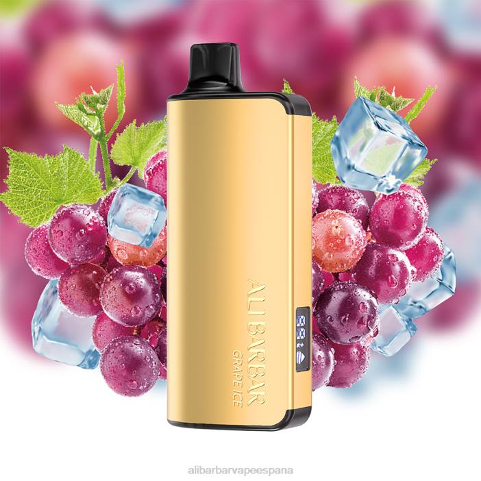 Alibarbar Vape Madrid - hielo de uva VRXR20 Alibarbar Ingot 9000 vaporizadores desechables