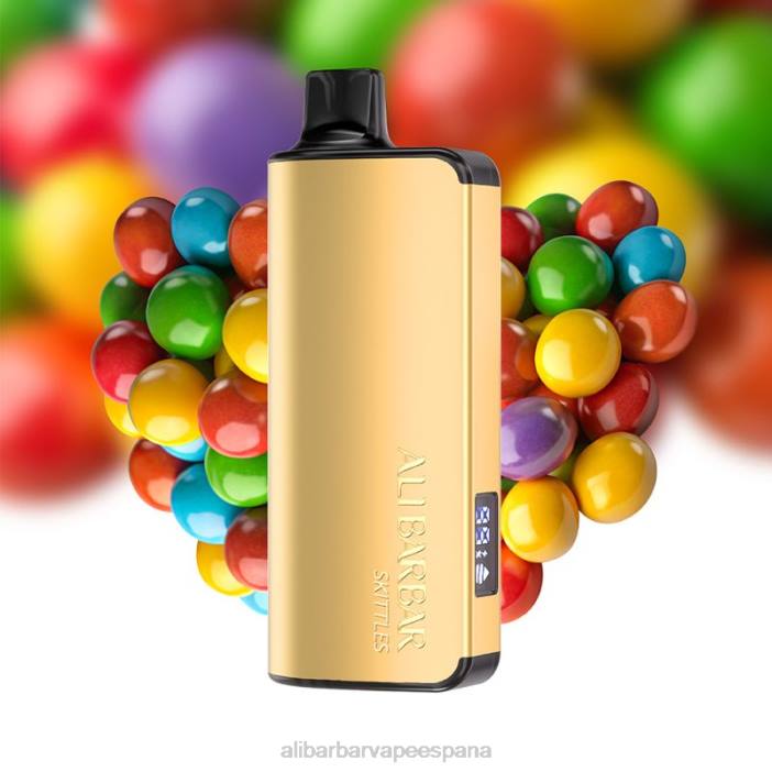 Alibarbar Vape Nicotine - caramelo arcoiris VRXR41 Alibarbar Ingot 20000 vaporizadores desechables