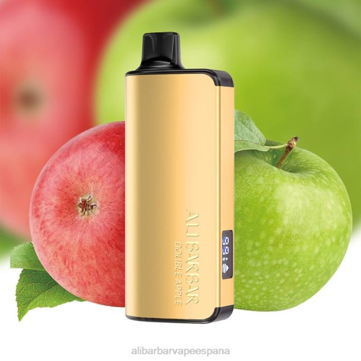 Alibarbar Vape Nicotine - manzana doble VRXR47 Alibarbar Ingot 20000 vaporizadores desechables