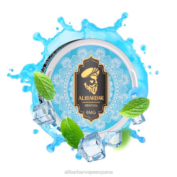 Alibarbar Vape Review - mentol VRXR88 Alibarbar bolsas de nicotina