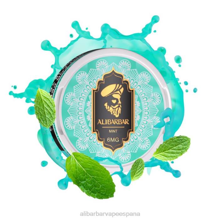 Alibarbar Vape Nicotine - menta VRXR89 Alibarbar bolsas de nicotina