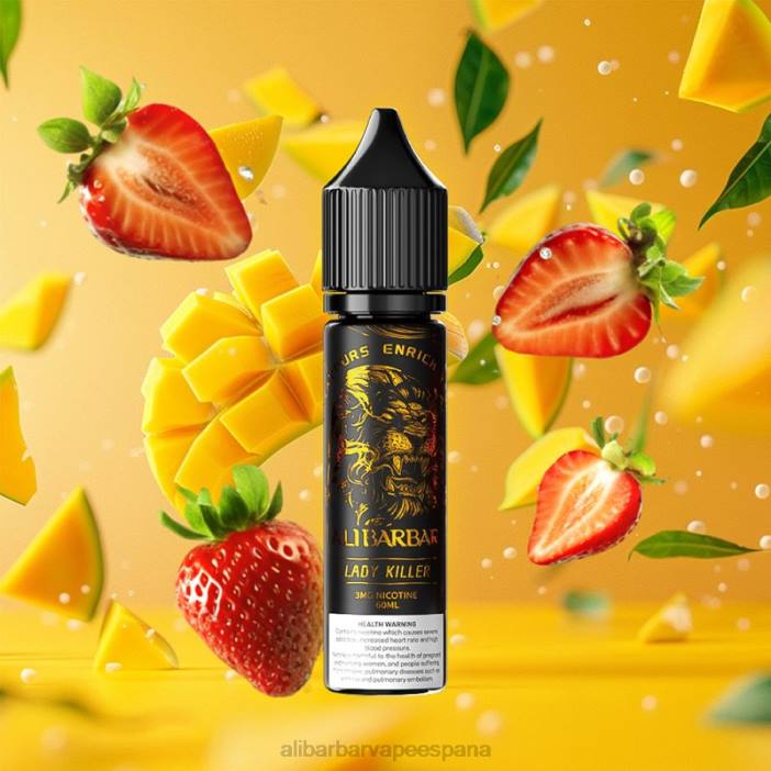 Alibarbar Vape Nicotine - dama asesina VRXR107 Alibarbar muelle de ónix para cachimba