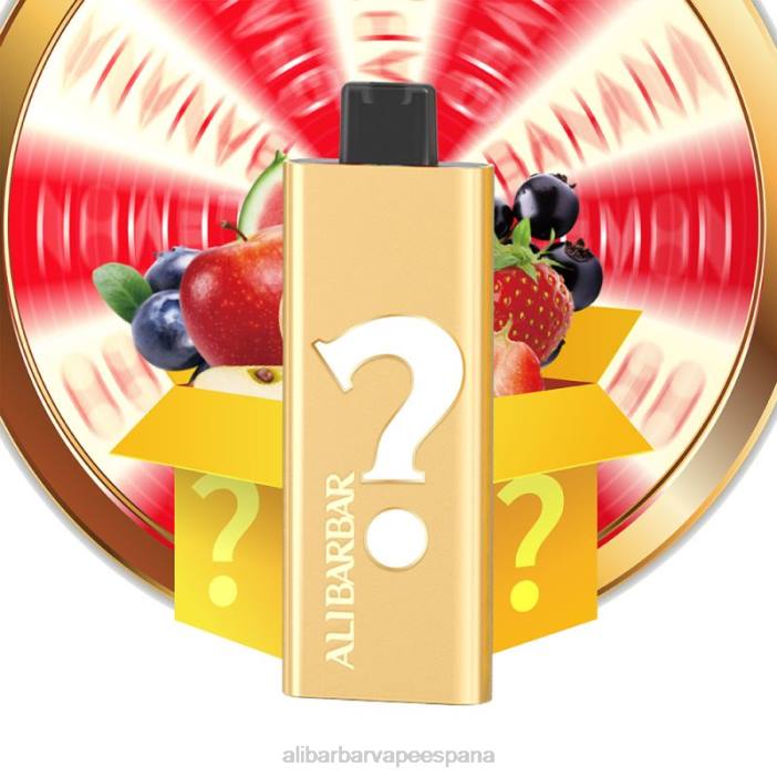 Alibarbar Vape España - ruleta de sabores VRXR55 Alibarbar Pandora 7000 vaporizadores desechables