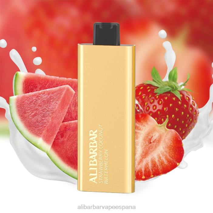 Alibarbar Vape Madrid - sandía coco fresa VRXR62 Alibarbar Pandora 7000 vaporizadores desechables