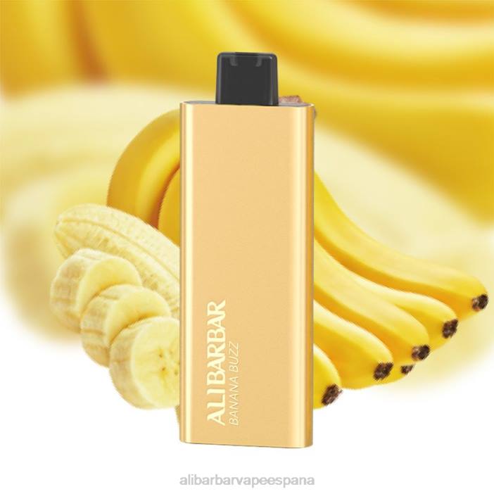 Alibarbar Vape Nicotine - zumbido de plátano VRXR65 Alibarbar Pandora 7000 vaporizadores desechables